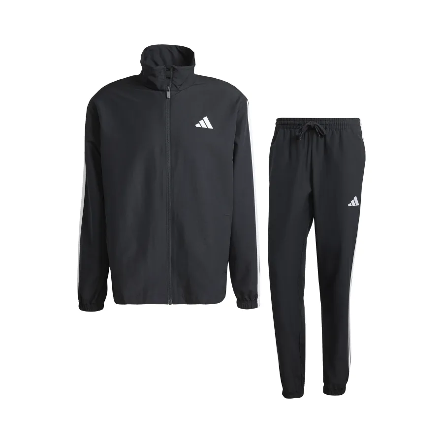 adidas 3Stripes Woven Trainingsanzug Herren - schwarz