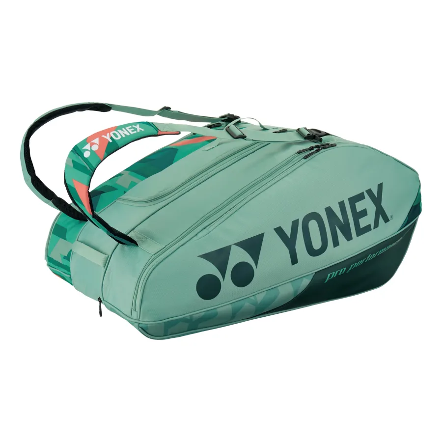 Yonex Pro Racquet Bag Schlägertasche 12er-Grün,Orange