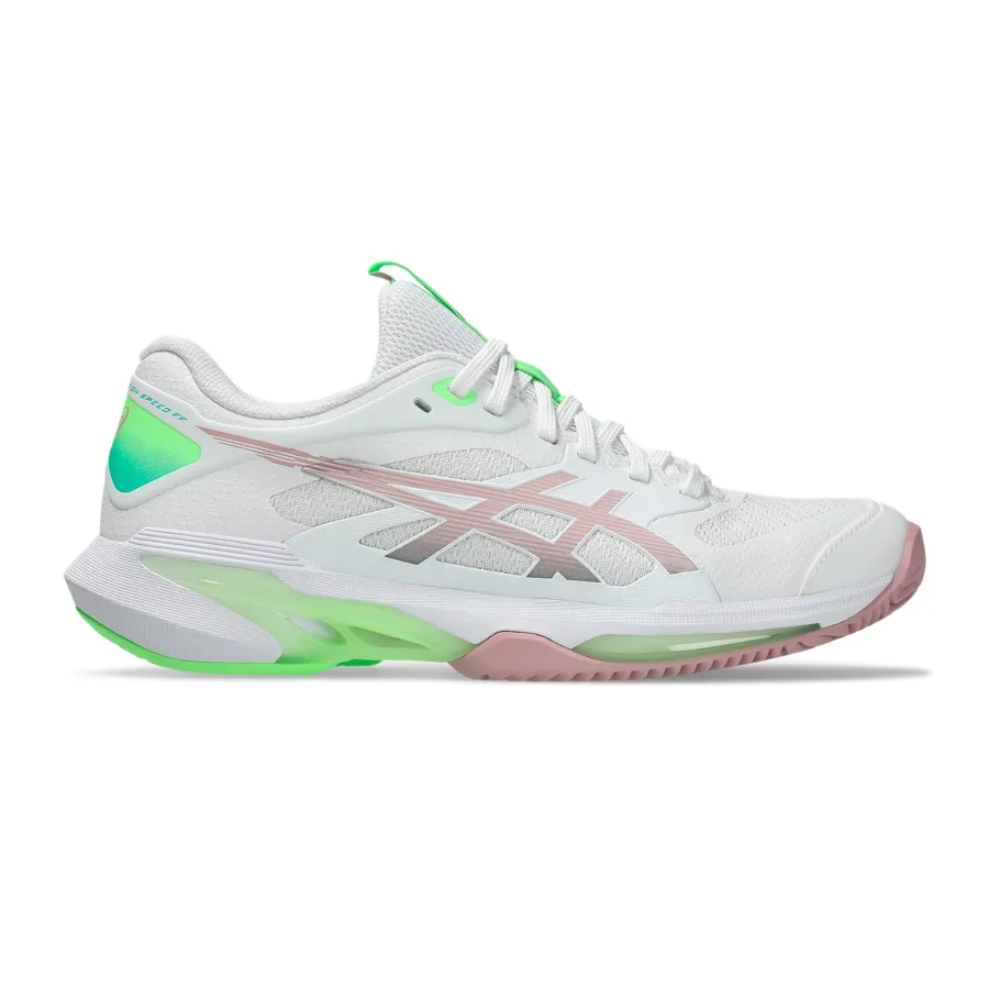 ASICS Solution Speed FF 4 Sandplatzschuh Damen - weiß, rosa