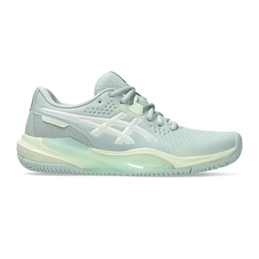 ASICS Gel-Challenger 15 Sandplatzschuh Damen - blaugrau, limette