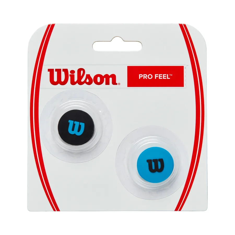 Wilson Ultra Pro Feel Ultra Dämpfer 2er Pack-Schwarz,Blau