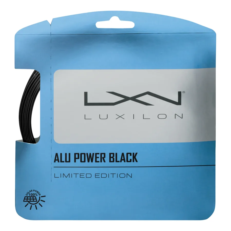Luxilon Alu Power Black Ltd Saitenset 12,2m-Schwarz