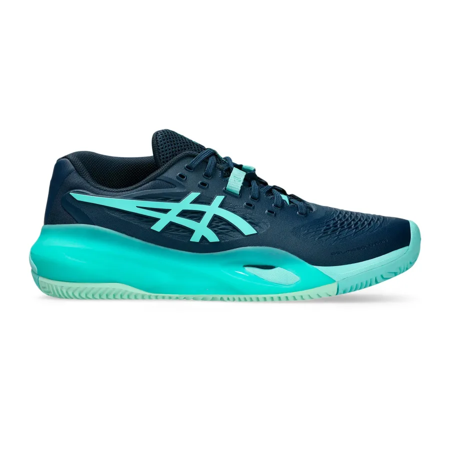 ASICS Gel-Resolution X Sandplatzschuh Herren - dunkelblau, mint