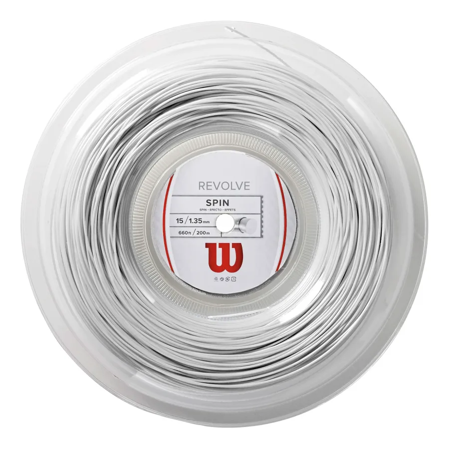 Wilson Revolve Saitenrolle 200m-Weiß
