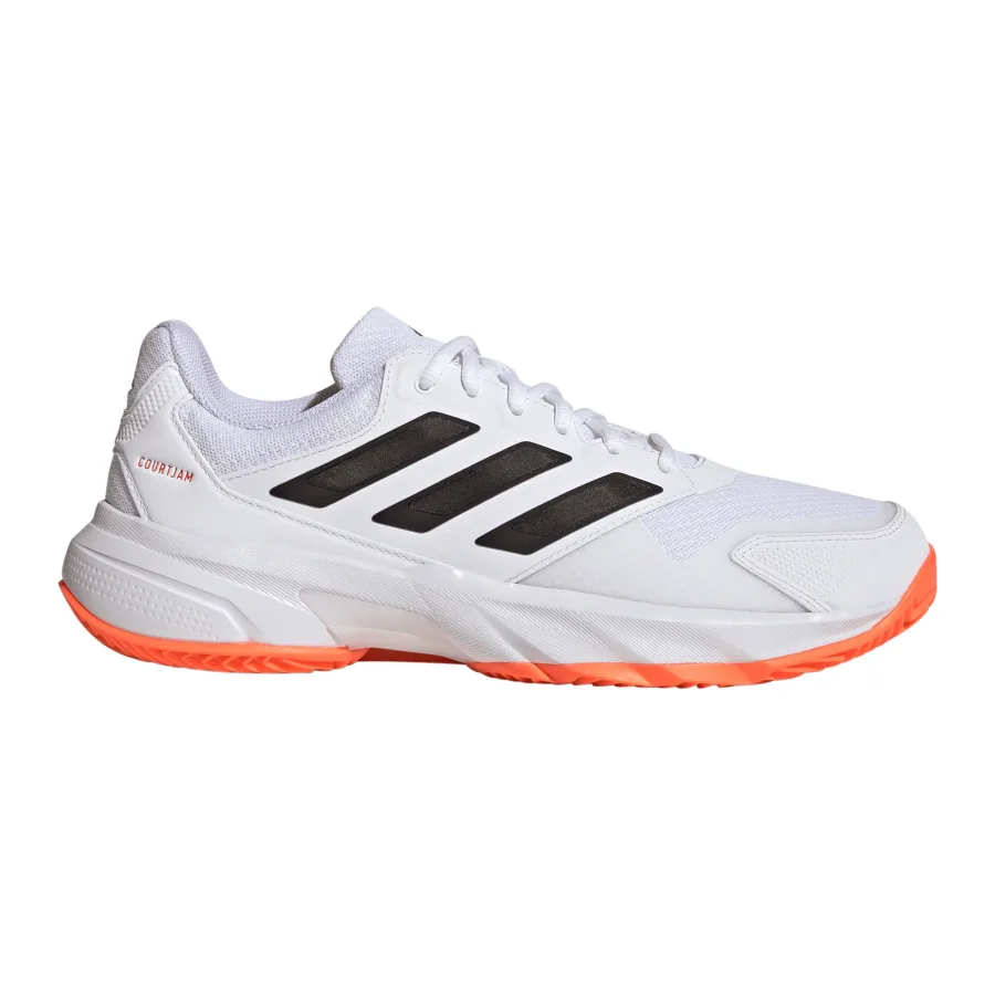 adidas CourtJam Control 3 Allcourtschuh Herren - weiß, orange
