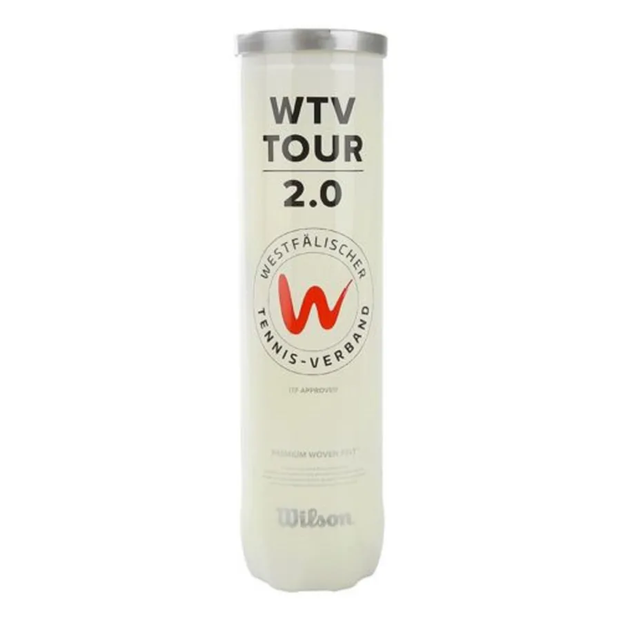 Wilson Tennisbälle - WTV TOUR 2.0 4er Dose