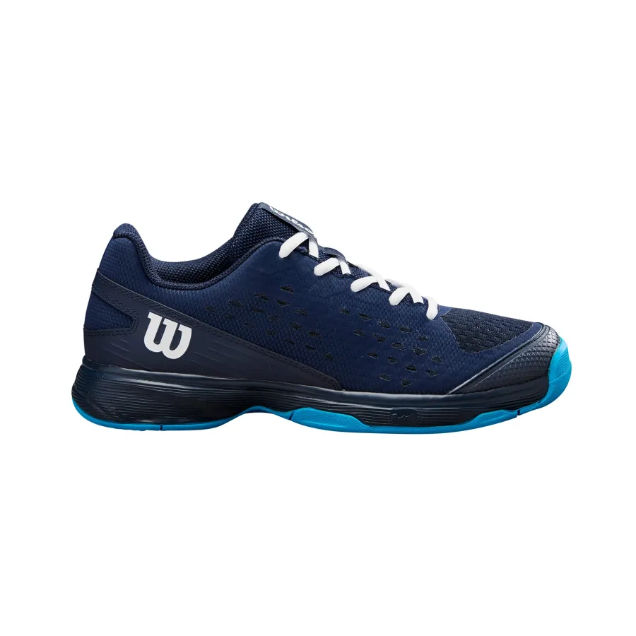 Wilson Rush Pro Allcourtschuh Kinder-Dunkelblau,Dunkelblau