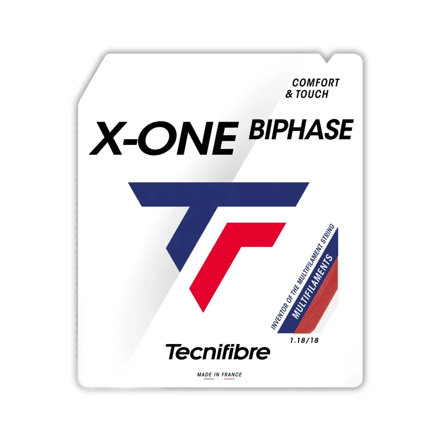 Tecnifibre X-One Biphase 12m Saitenset-Rot