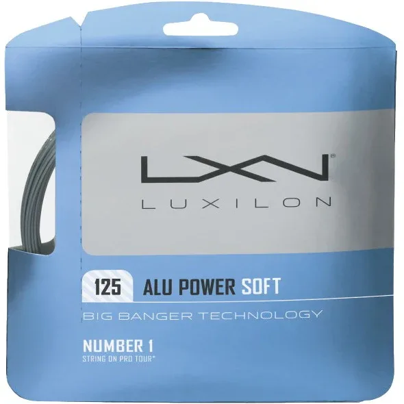 Luxilon Alu Power Soft Saitenset 12,2m-Silber