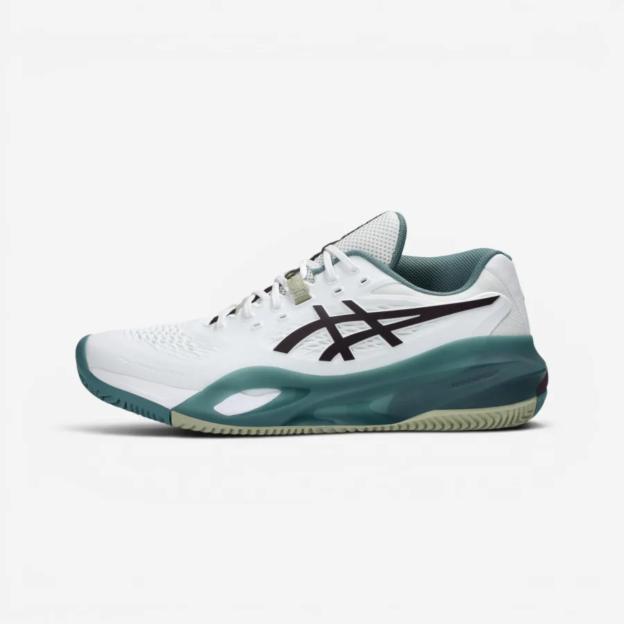 ASICS Herren Tennisschuhe Sandplatz - Gel Resolution X weiß/grün