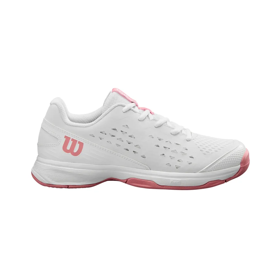 Wilson Rush Pro Allcourtschuh Kinder-Weiß,Mauve
