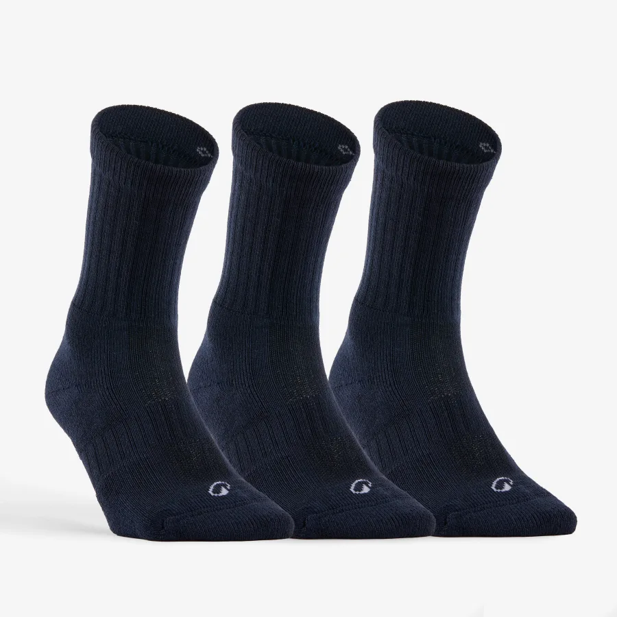 Decathlon Tennissocken High 3er Pack - RS500 marineblau