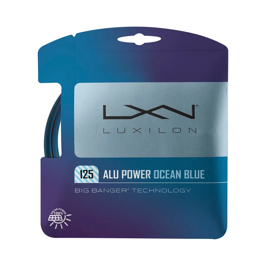 Luxilon Alu Power Ocean Blue Saitenset 12,2m-Blau