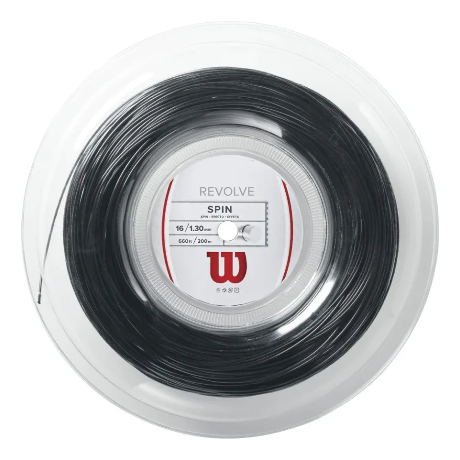 Wilson Revolve Saitenrolle 200m-Grau