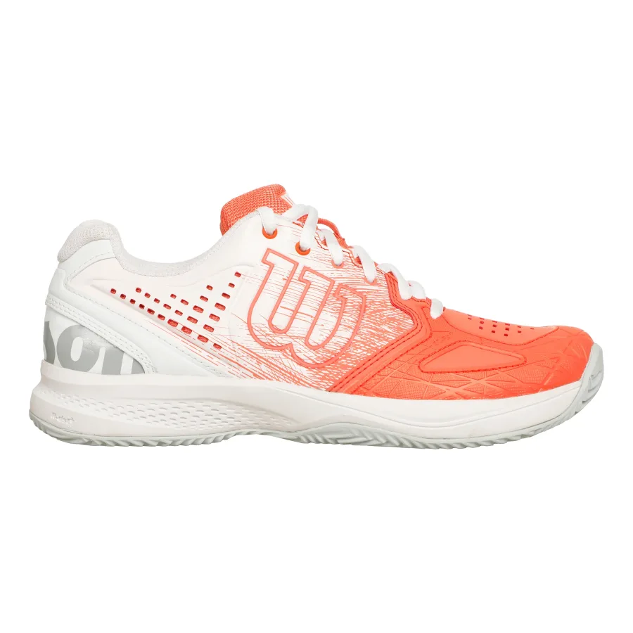 Wilson Kaos Comp 2.0 Sandplatzschuh Damen-Weiß,Orange