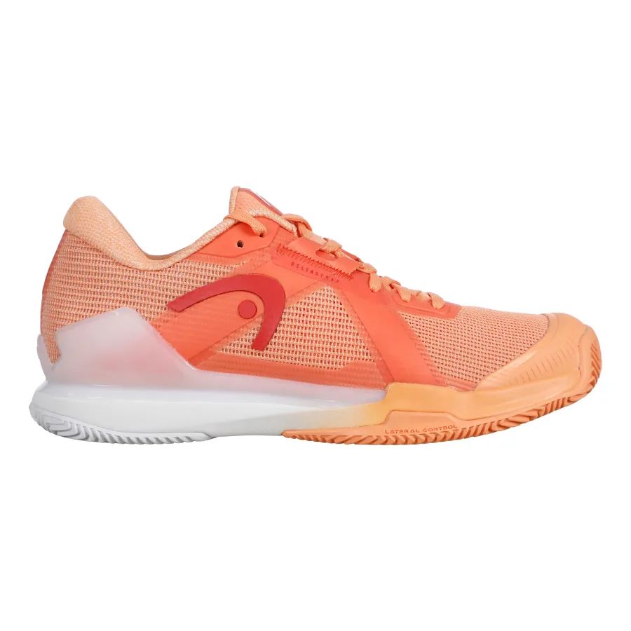 HEAD Sprint Pro 4.0 Sandplatzschuh Damen-Koralle,Weiß