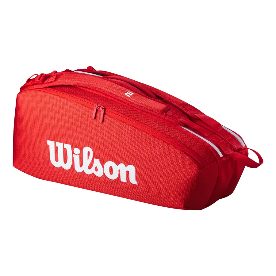 Wilson Super Tour Schlägertasche 6er - rot