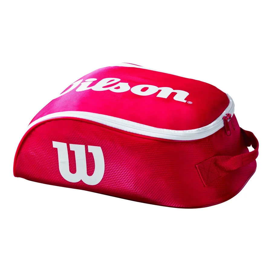 Wilson Tour IV Schuhtasche-Rot,Weiß