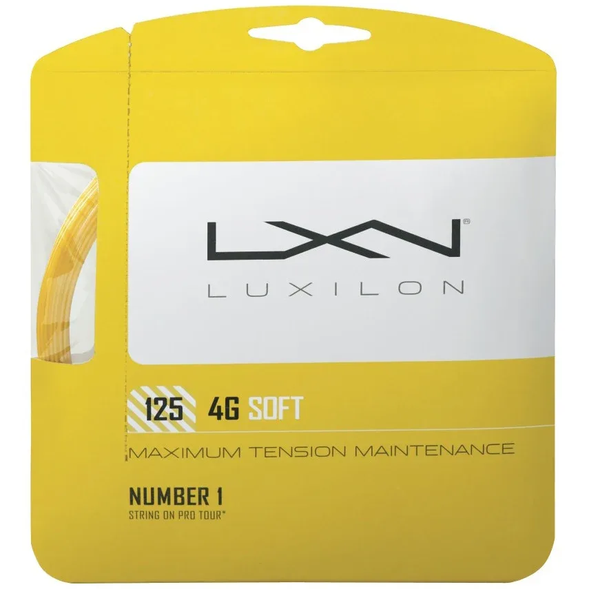 Luxilon 4G Soft Saitenset 12,2m - gold