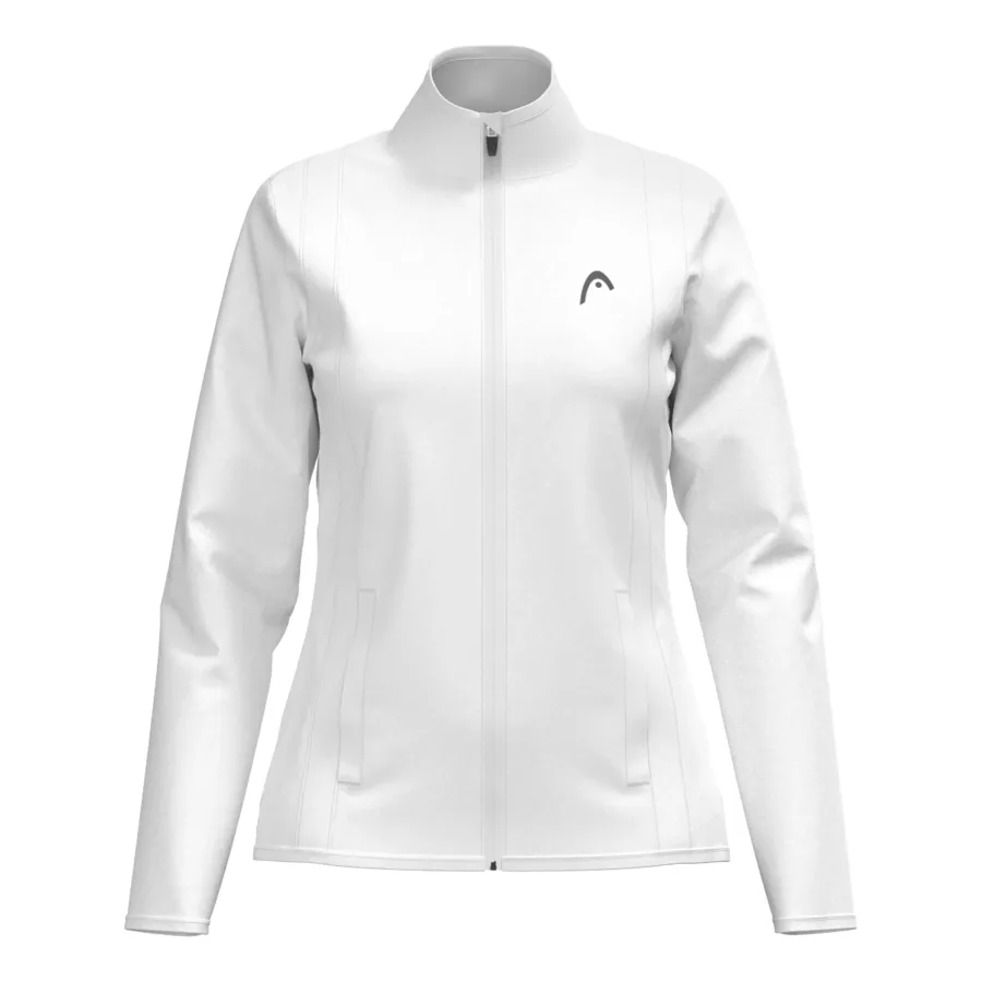 HEAD Club 25 Jacket Women Trainingsjacke Damen-Weiß