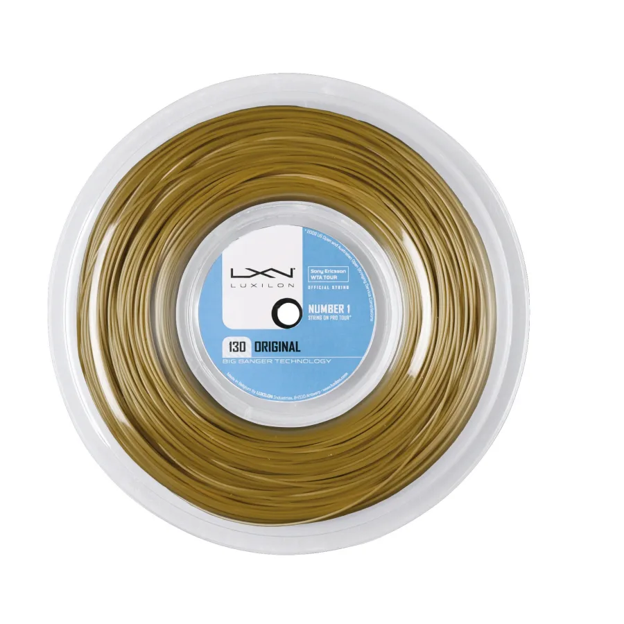 Luxilon Original amber Saitenrolle 200m - gelb
