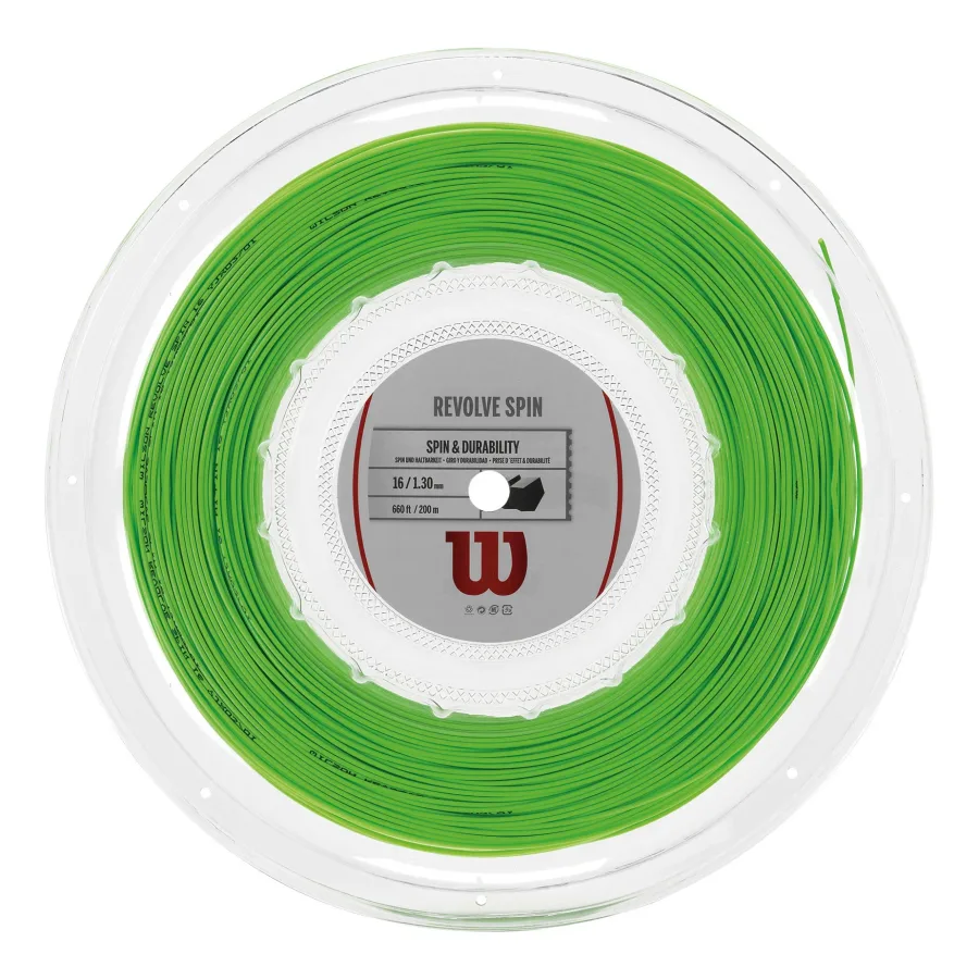 Wilson Revolve Spin Saitenrolle 200m-Grün