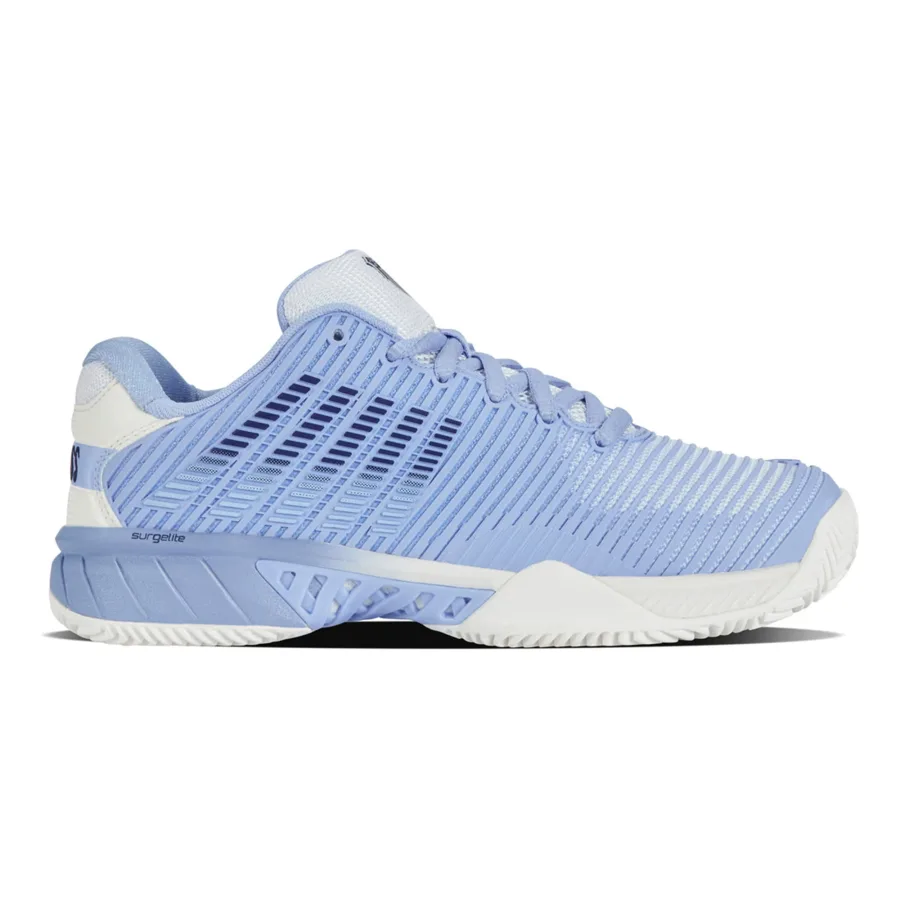 K-Swiss Hypercourt Express 2 Sandplatzschuh Damen-Hellblau,Weiß