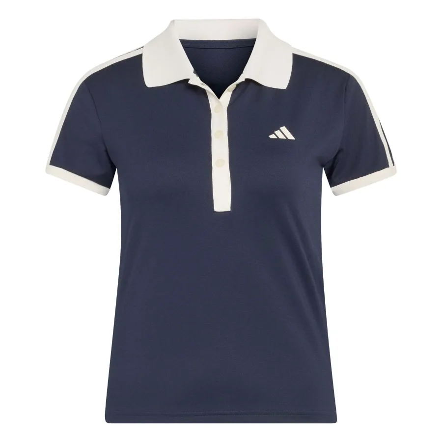 adidas Classics Polo Damen - dunkelblau, beige