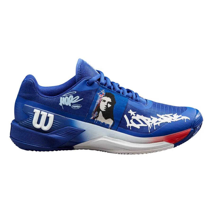 Wilson Rush Pro 4.0 Hope Paris Sandplatzschuh Damen-Blau,Weiß