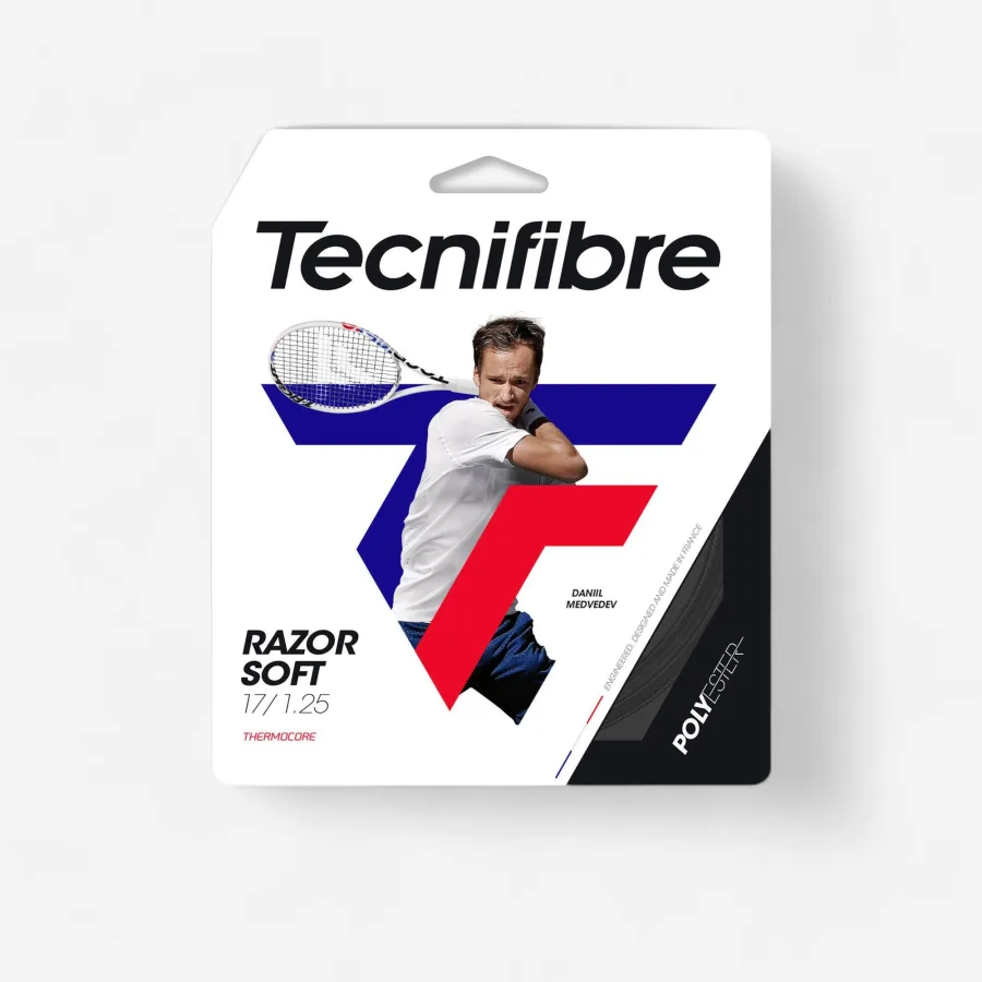 Tecnifibre Tecnifibre Monofaser Tennisbesaitung 1,25 mm - Razor Soft schwarz