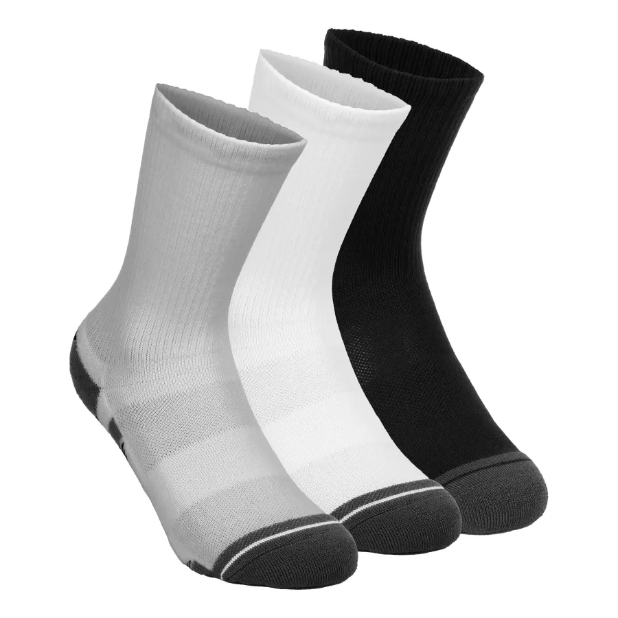 Under Armour Performance Tech Crew Sportsocken 3er Pack-Grau,Mehrfarbig