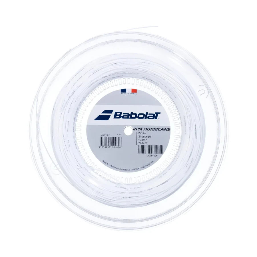 Babolat RPM Hurricane Saitenrolle 200m-Weiß