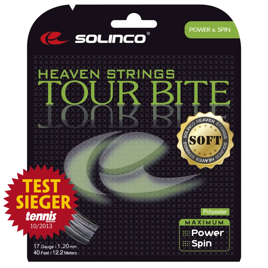 Solinco Tour Bite Soft Saitenset 12,2m-Silber