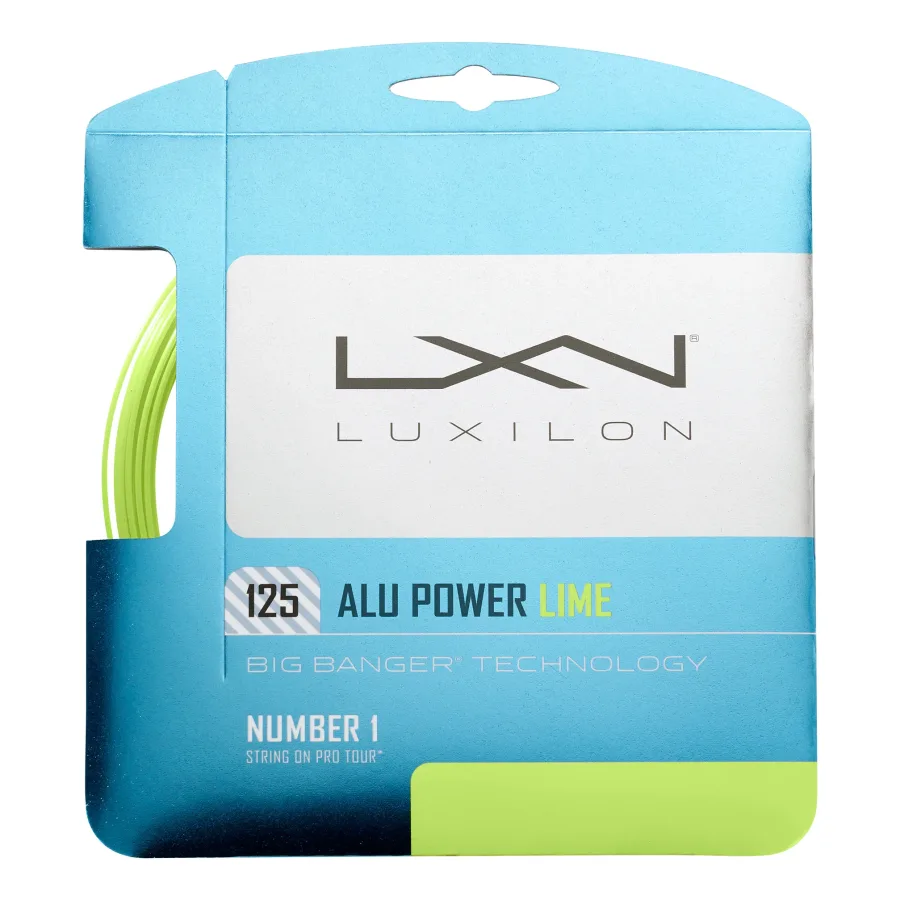 Luxilon Alu Power Saitenset 12,2m-Limette