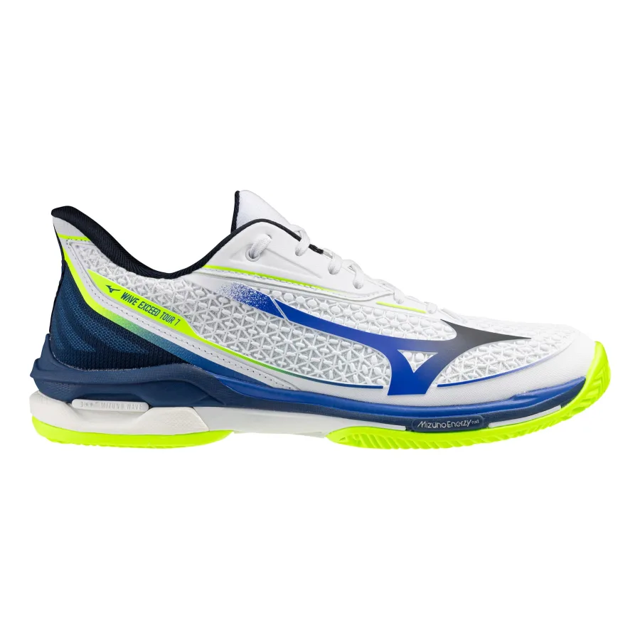 Mizuno Wave Exceed Tour 7 Sandplatzschuh Herren - blau, weiß