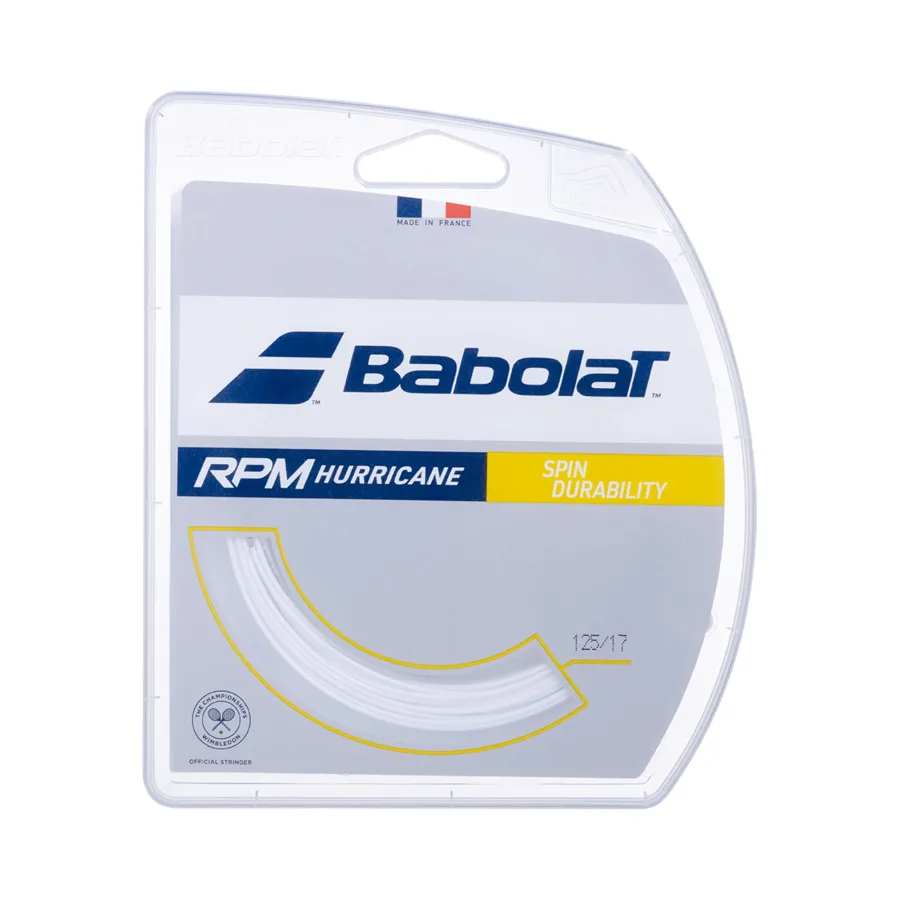 Babolat RPM Hurricane Saitenset 12m-Weiß