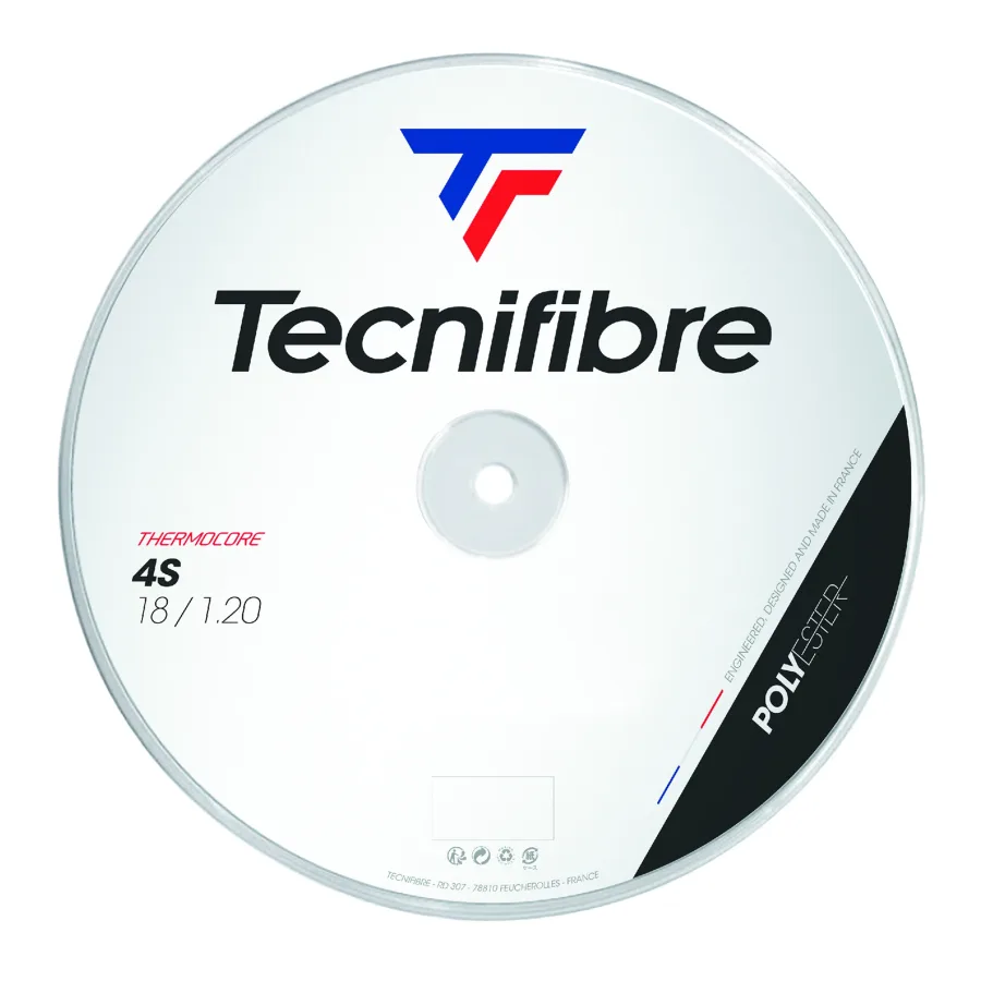 Tecnifibre Black Code 4S 200m Saitenrolle-Schwarz