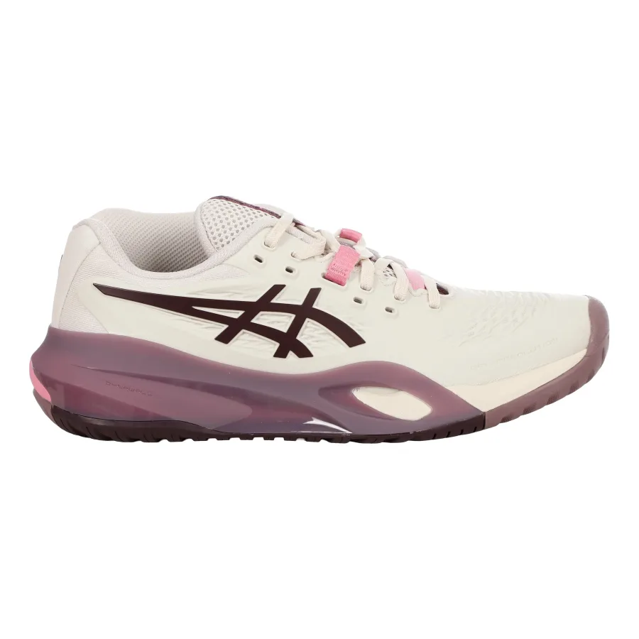 ASICS Gel-Resolution X Allcourtschuh Damen - creme, lila