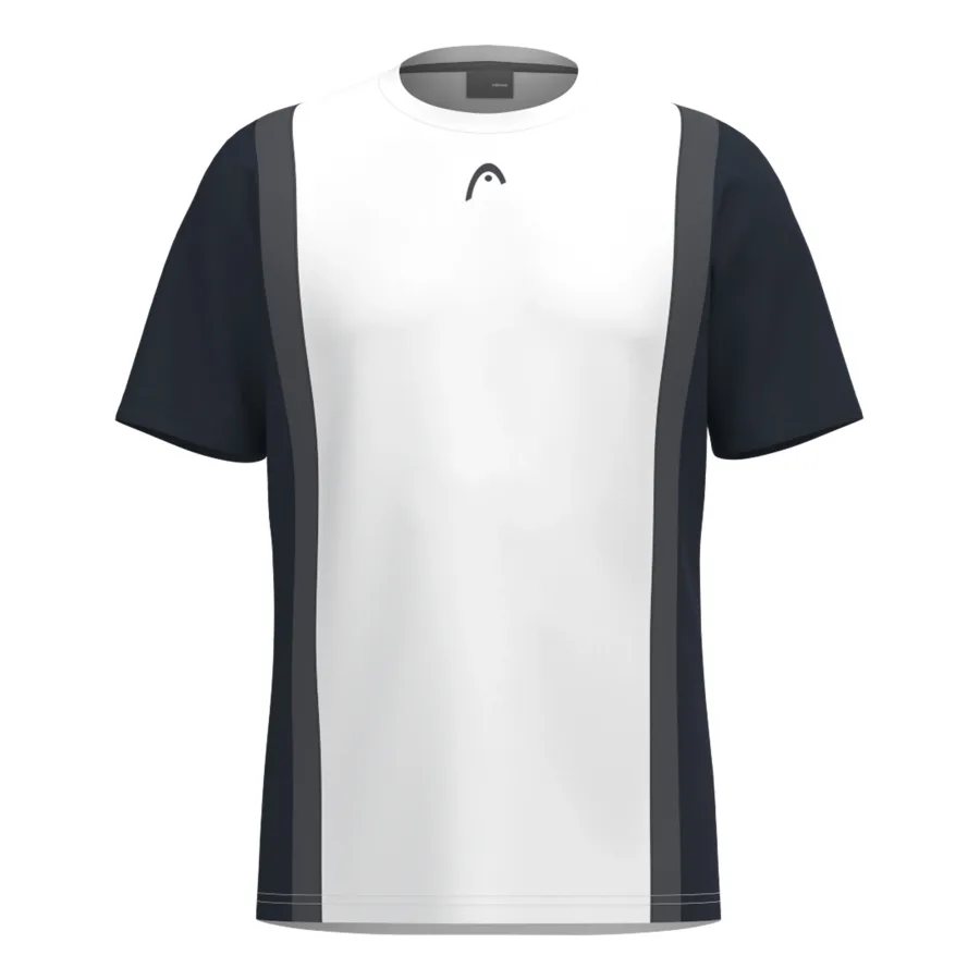 HEAD Club 25 Tech T-Shirt Herren-Dunkelblau,Weiß