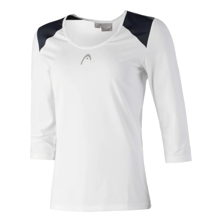 HEAD Club Longsleeve Damen-Weiß,Blau