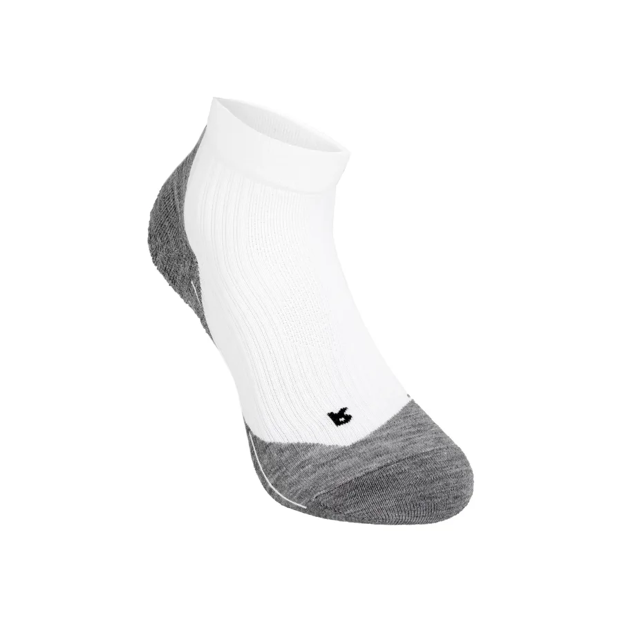 Falke TE4 Short Sportsocken Damen-Weiß,Dunkelgrau