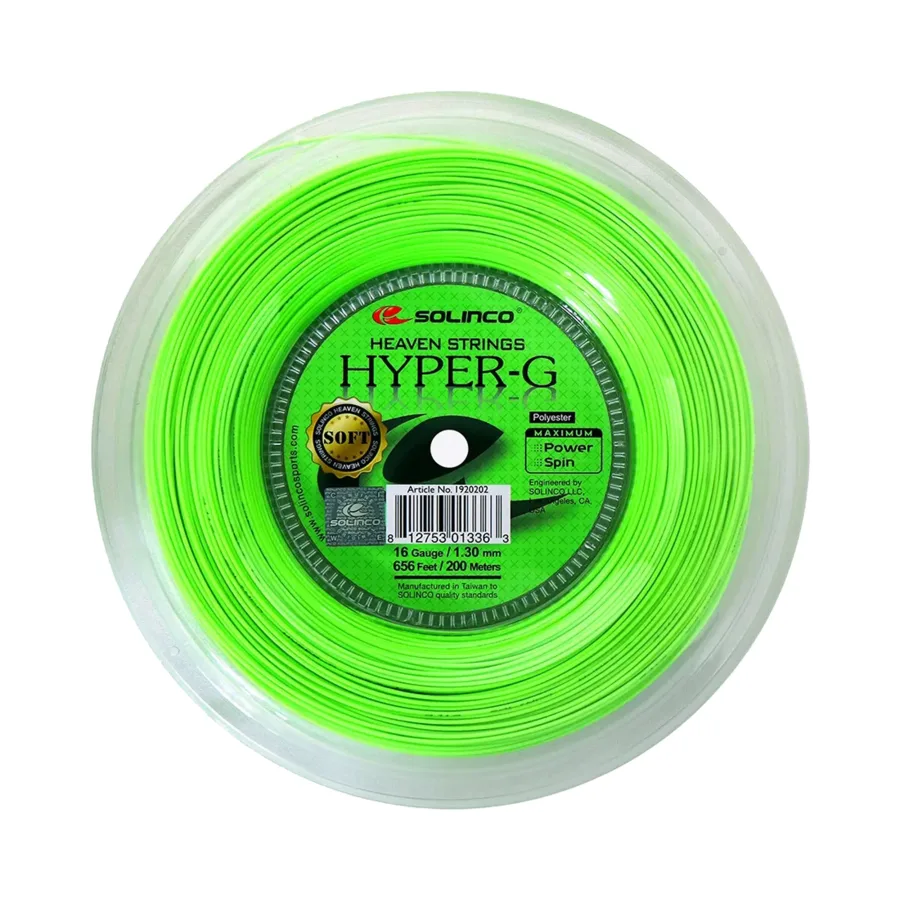 Solinco Hyper-G Soft Saitenrolle 200m-Grün