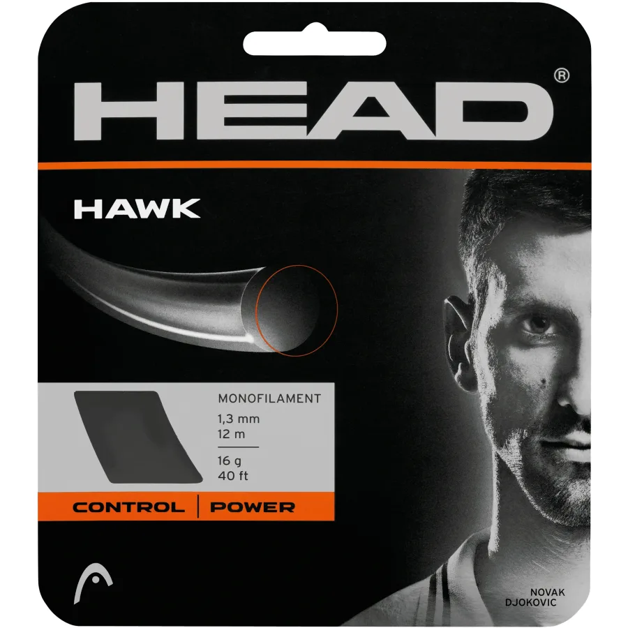 HEAD Hawk Saitenset 12m-Grau