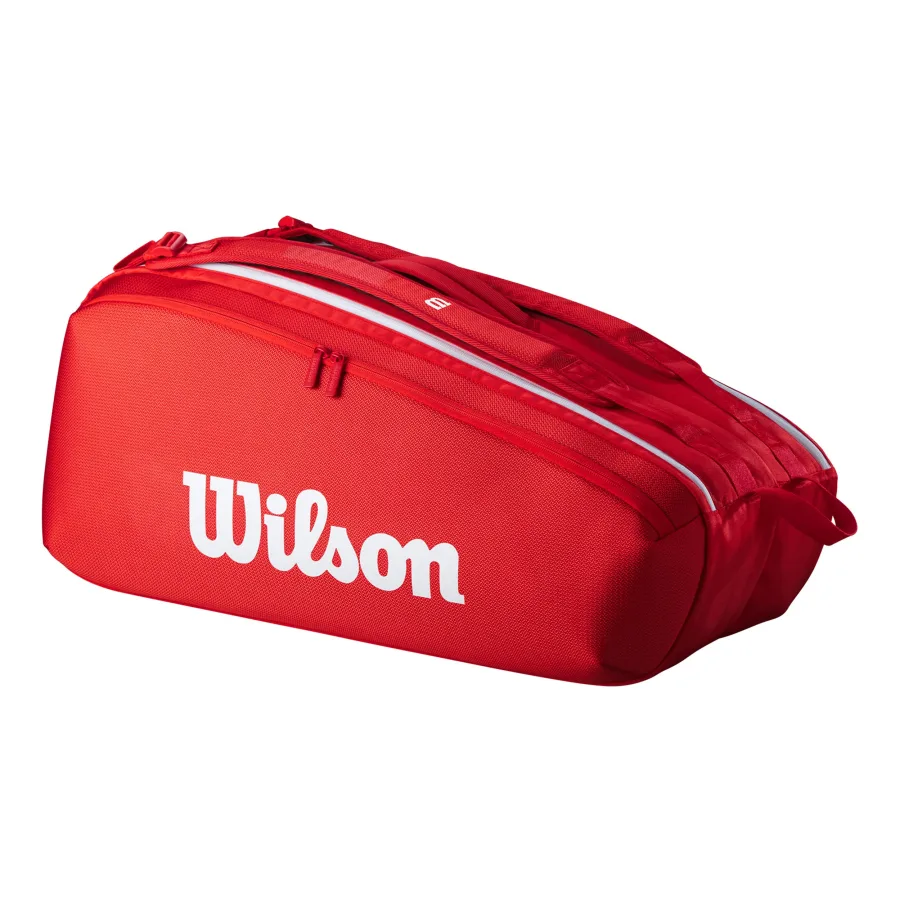 Wilson Super Tour Schlägertasche 9er - rot