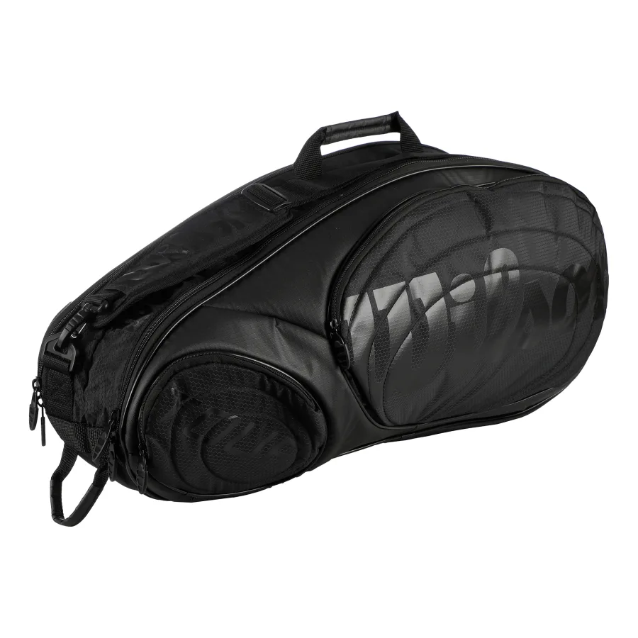 Wilson Tour Schlägertasche 6er Special Edition-Schwarz,Schwarz Glänzend
