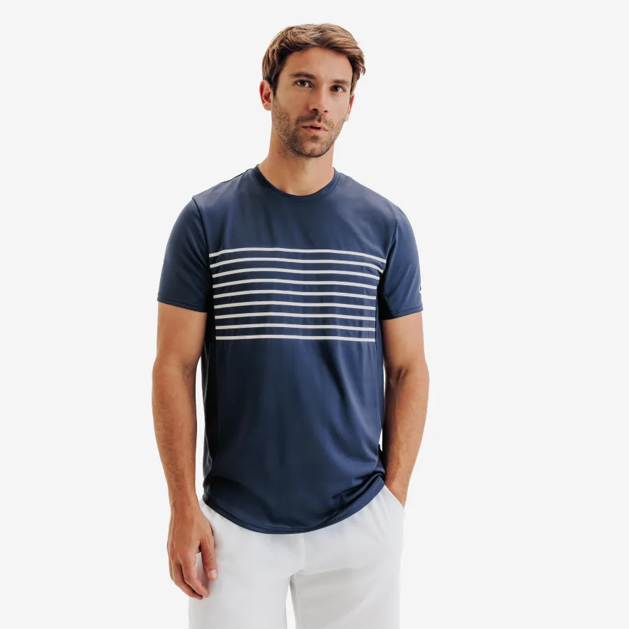 KUIKMA Herren Tennis T-Shirt kurzarm - TTS Essential blau
