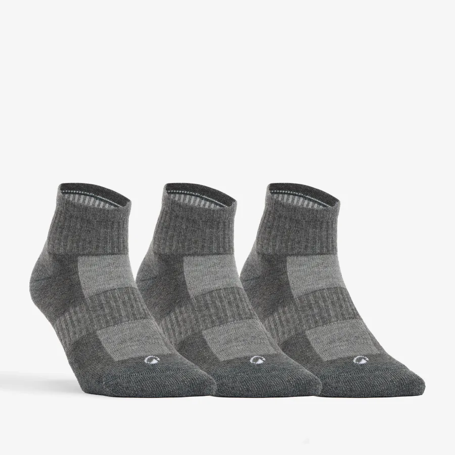 Decathlon Tennissocken Mid 3er Pack - RS500 grau