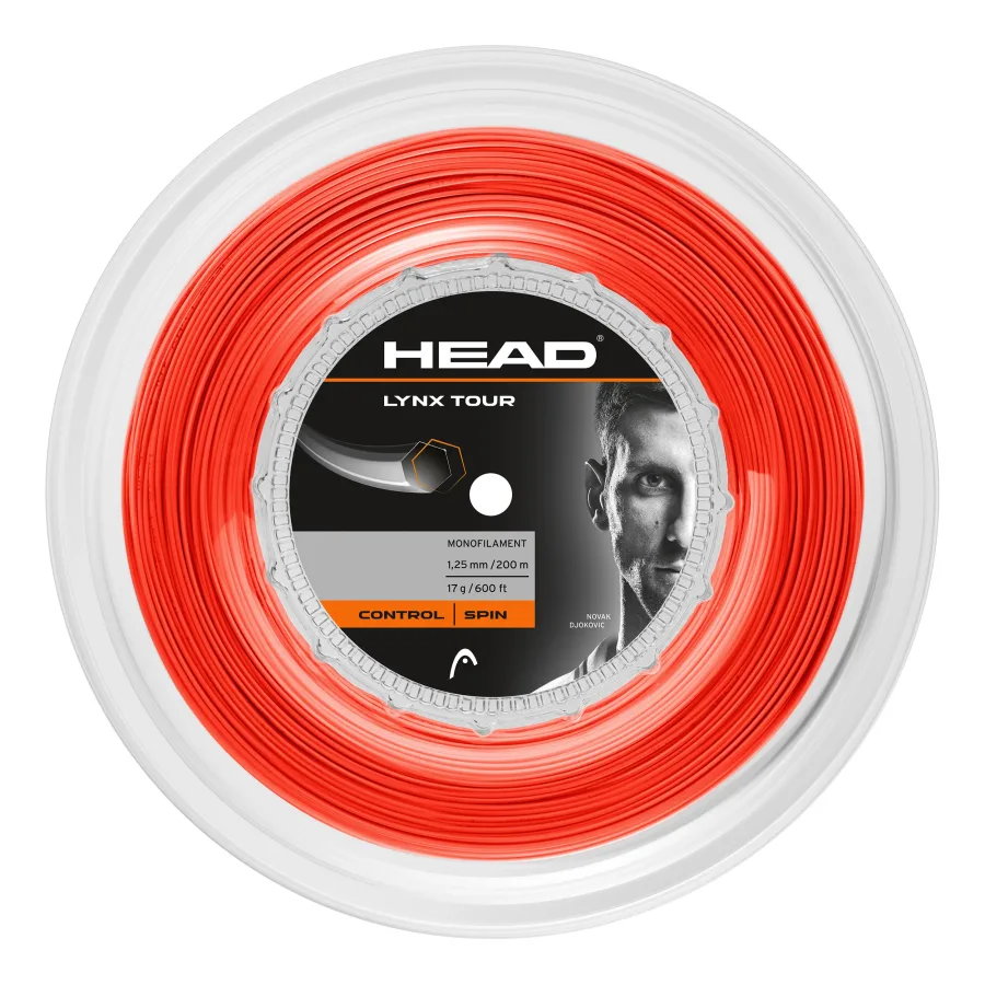 HEAD Lynx Tour Reel Saitenrolle 200m-Orange