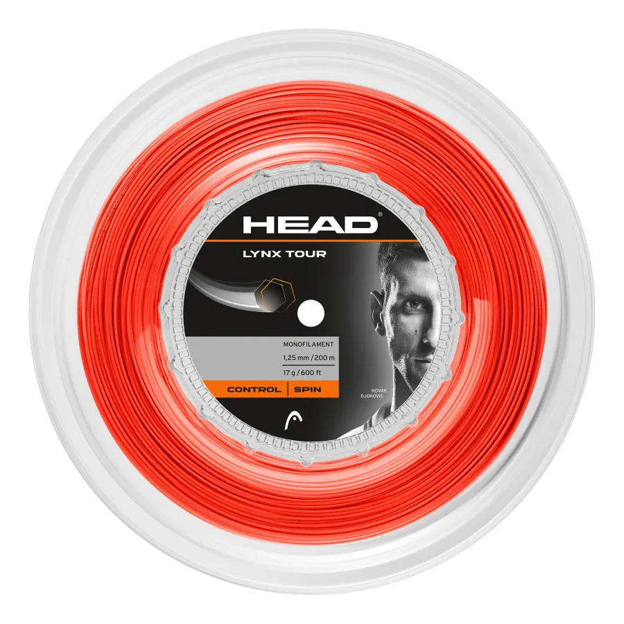 HEAD Lynx Tour Reel Saitenrolle 200m-Orange