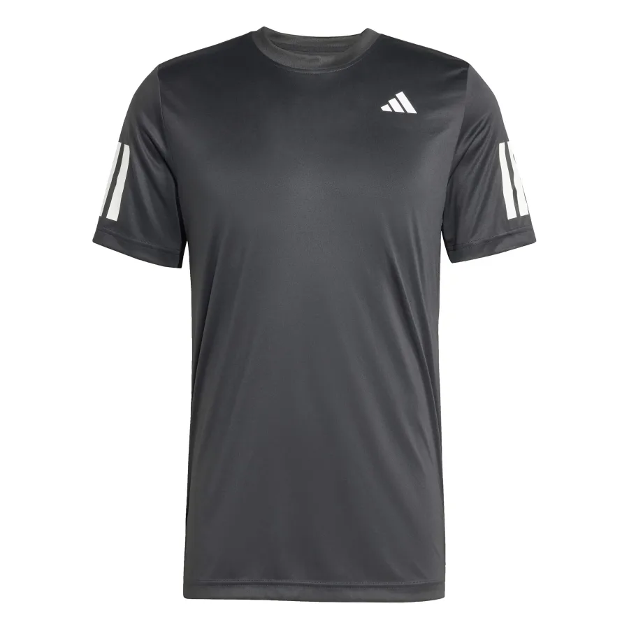 adidas Club 3Stripes T-Shirt Herren-schwarz